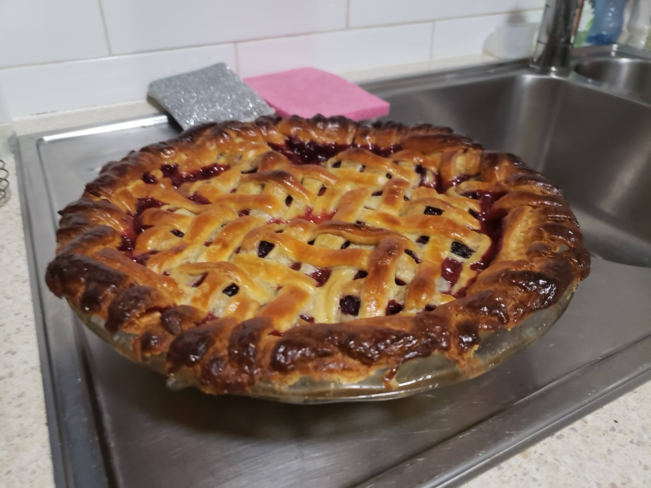 Blueberry pie