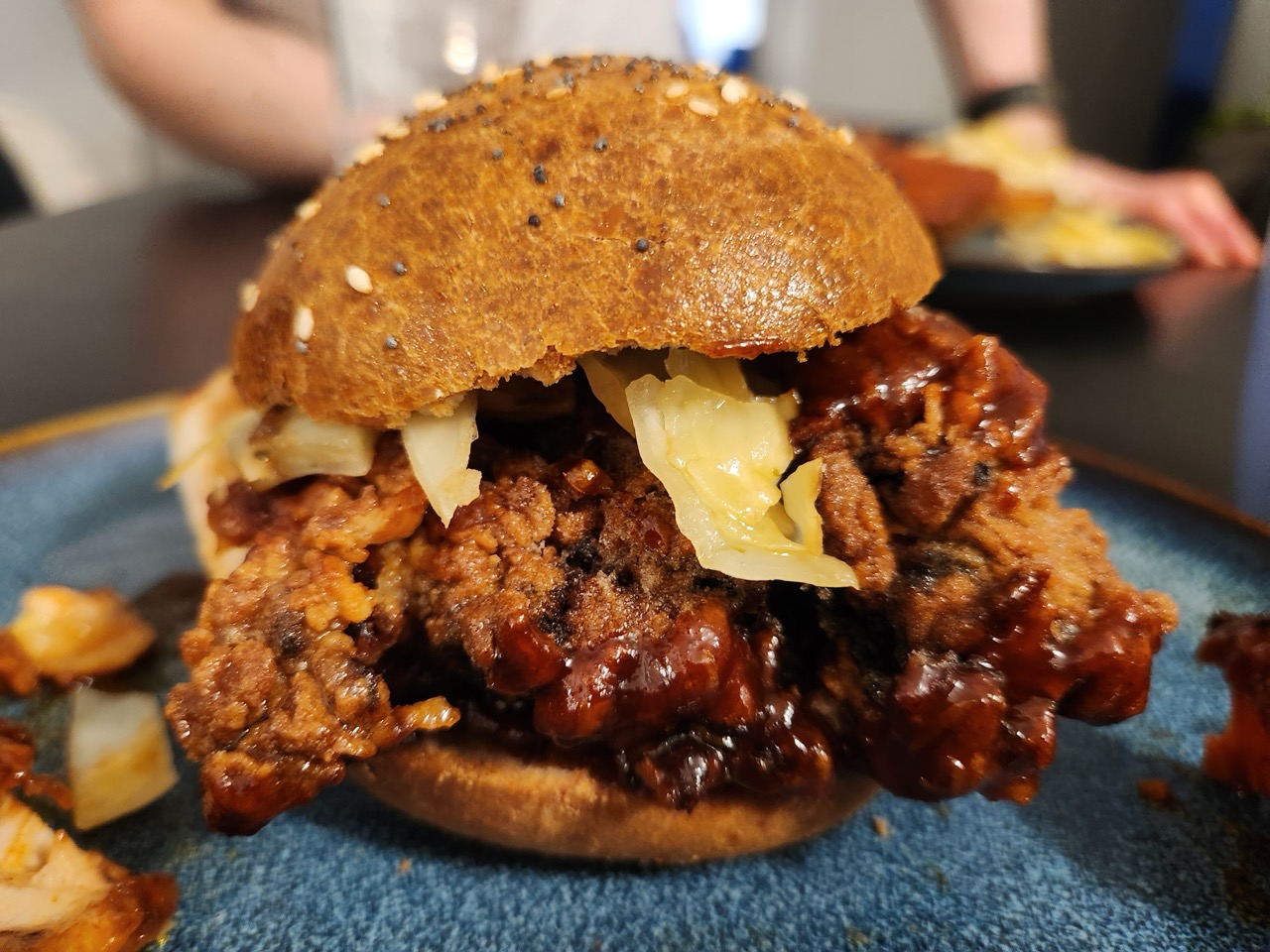 Korean (buttermilk) fried chicken sandwiches