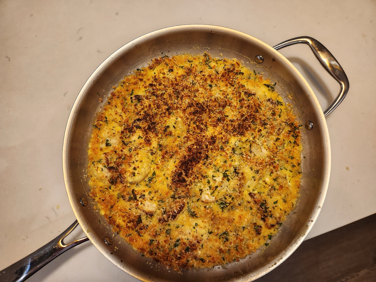Mustardy cauliflower cheese
